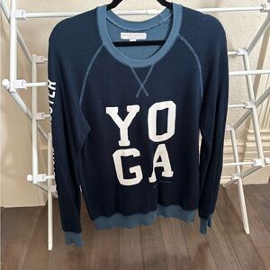 Spiritual Gangster Navy Blue Yoga Sweater